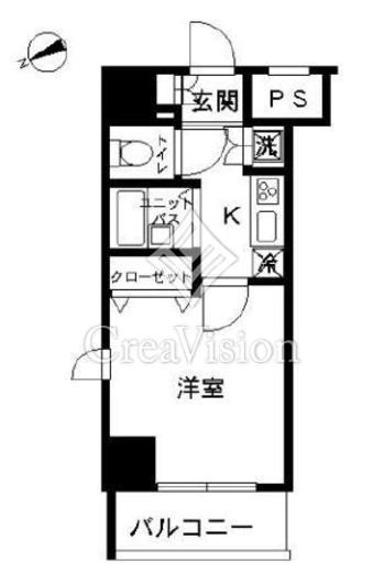 スカイコートヴィーダ五反田ウエスト　310号室　間取り