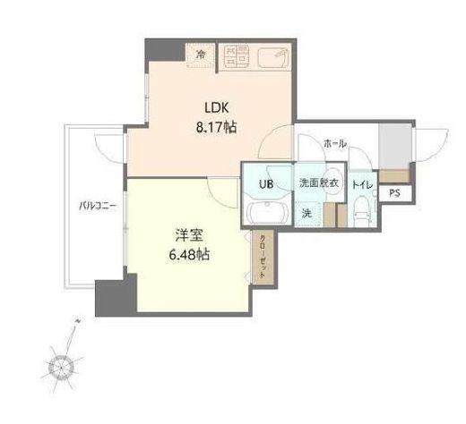 ホープシティ秋葉原　603号室　間取り
