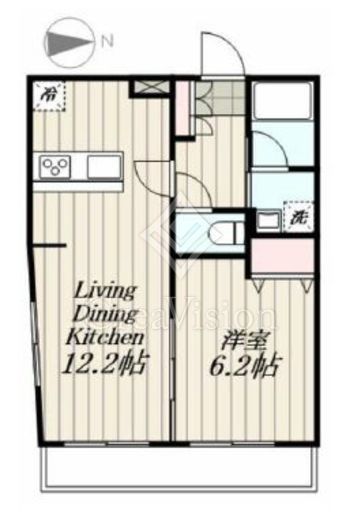 スカイコート戸越　302号室　間取り
