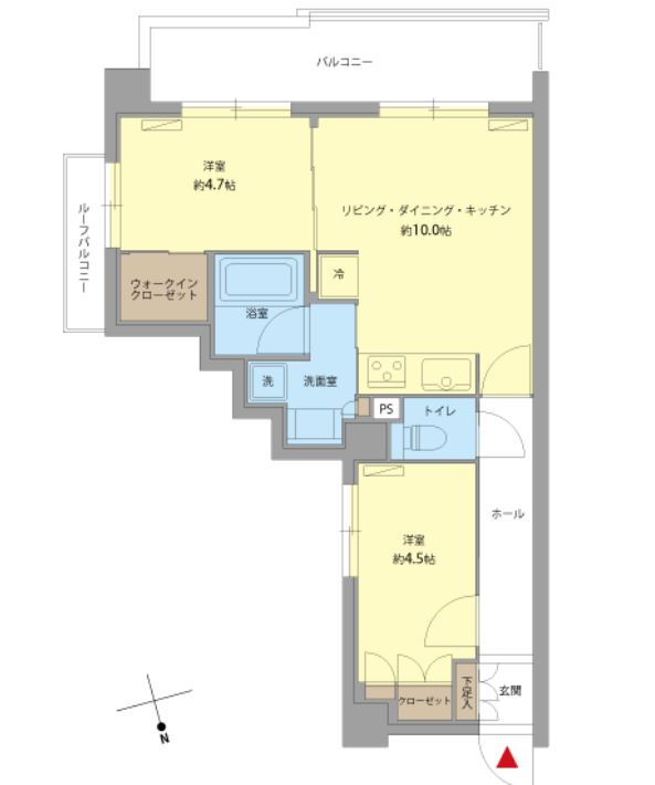 センチュリー表参道　505号室　間取り