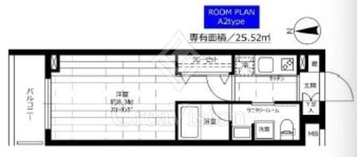 ステージグランデ蒲田2　304号室　間取り