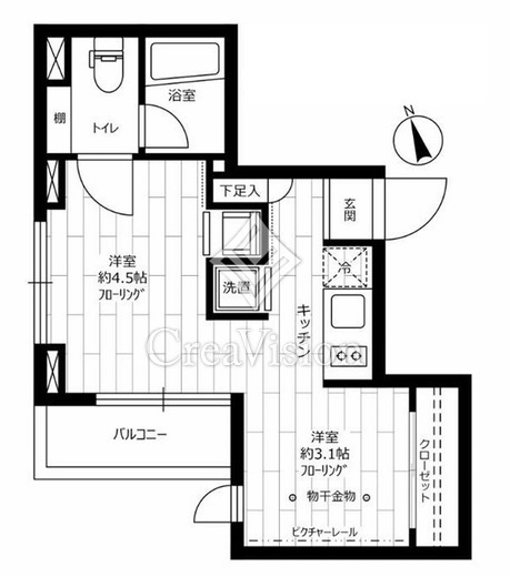 ステージファースト世田谷若林　301号室　間取り