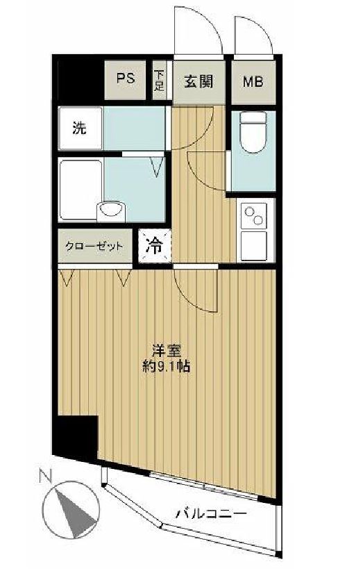 レガリアタワーレジデンス　501号室　間取り