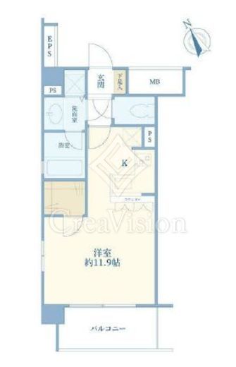 プリヴェール南青山　201号室　間取り