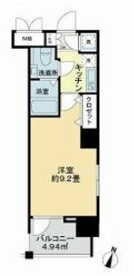 ガリシア九段下ライズ　201号室　間取り
