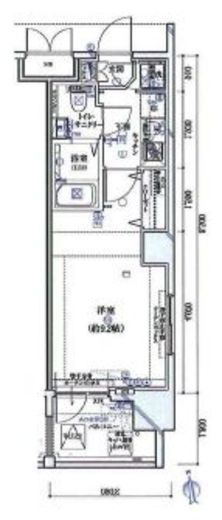 ガリシア九段下ライズ　201号室　間取り