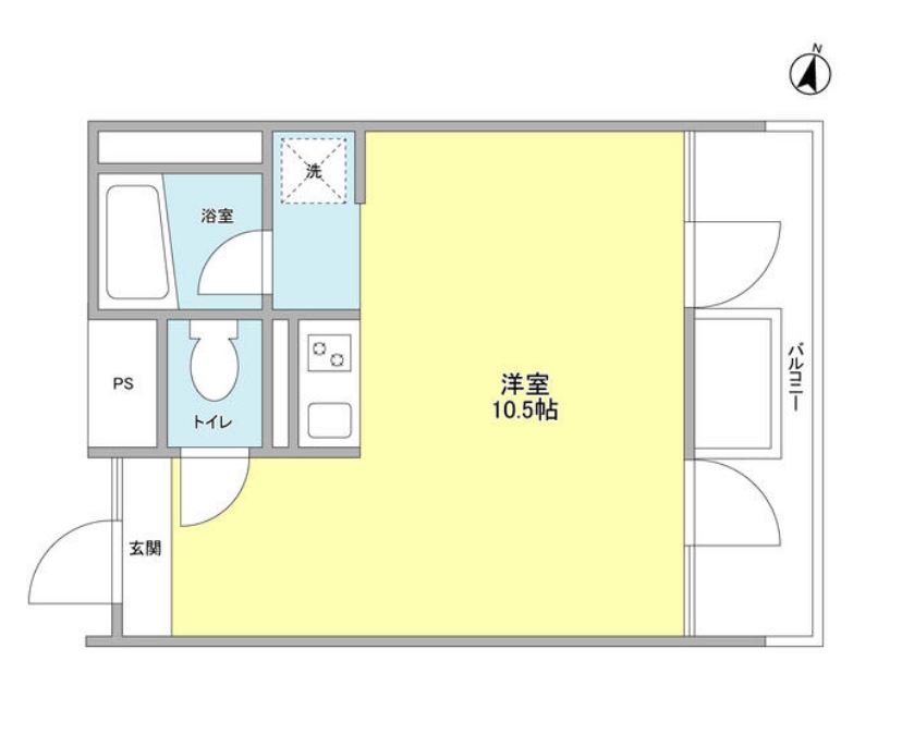 ル・トラン代々木公園　202号室　間取り