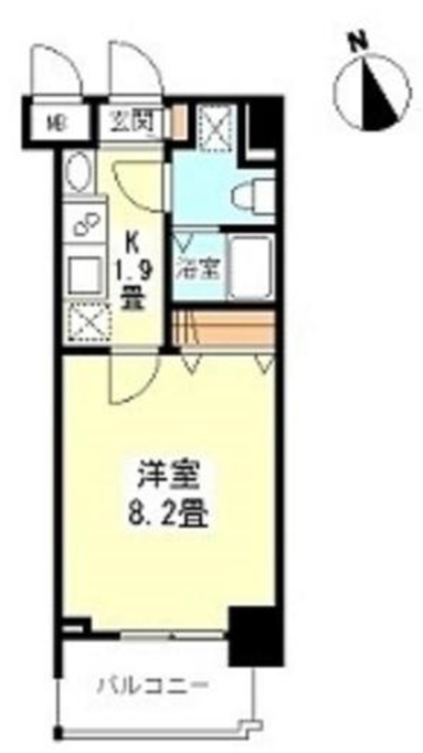 ガーラプレイス新宿御苑　307号室　間取り