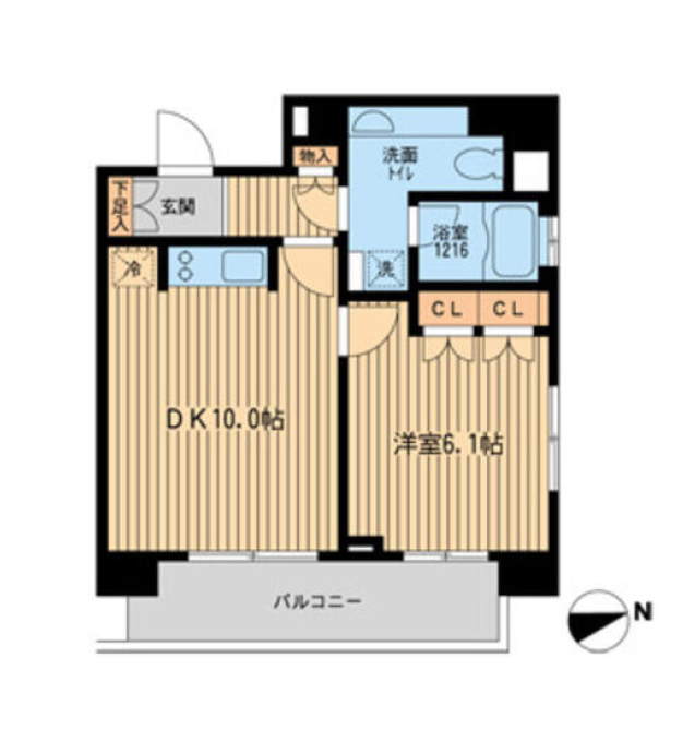 ラクラス田町　801号室　間取り