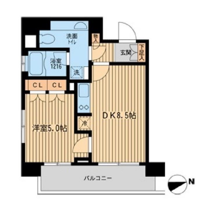 ラクラス田町　402号室　間取り