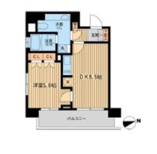 ラクラス田町　302号室　間取り