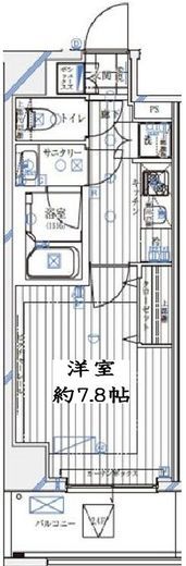 レガリス愛宕御成門　603号室　間取り