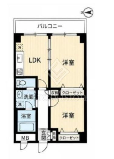 ハイライフ大崎　203号室　間取り
