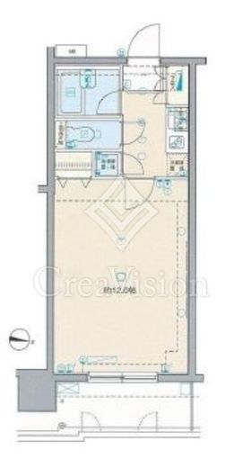 パレステュディオ笹塚　1304号室　間取り