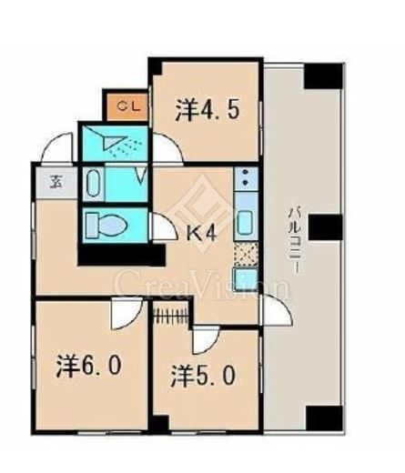 ピロティ五反田　601号室　間取り