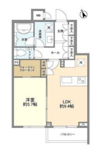ザ・レジデンシャル北青山　307号室　間取り