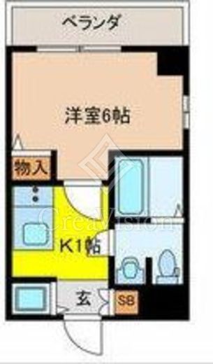 プリヴィレージュ目黒南　201号室　間取り