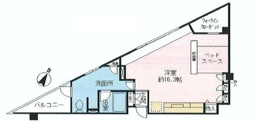 ラ・マーレ白金　209号室　間取り