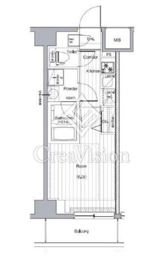 プレミアムキューブG西大井　202号室　間取り