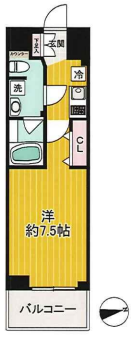 ジェノヴィア浜松町グリーンヴェール　703号室　間取り