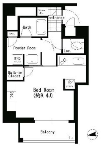 アクトフォルム学芸大学　504号室　間取り
