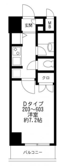 プライムアーバン番町　503号室　間取り