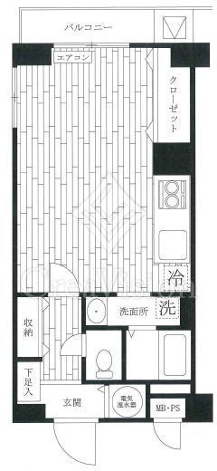 ライオンズマンション池田山　508号室　間取り