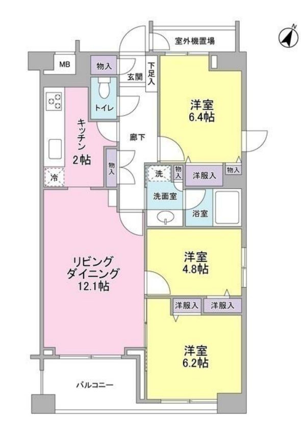 ヒルトップ半蔵門　503号室　間取り