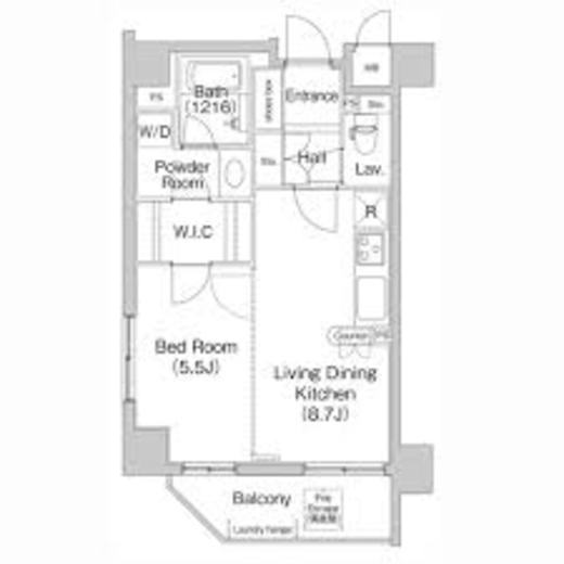 コンフォリア代々木上原　205号室　間取り