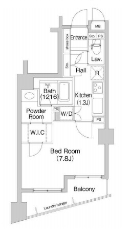 コンフォリア代々木上原　302号室　間取り