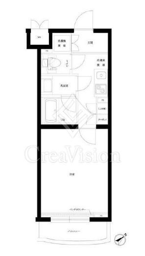 ルーブル駒沢大学参番館　213号室　間取り