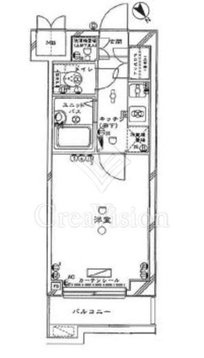 ルーブル恵比寿サウスガーデン　303号室　間取り