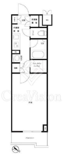 ルーブル三軒茶屋参番館　603号室　間取り