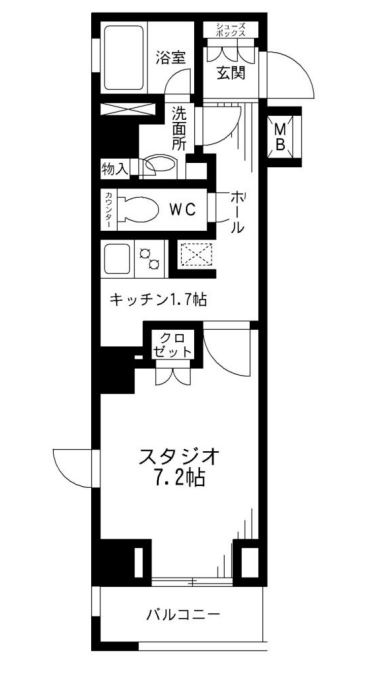 レジディア九段下　508号室　間取り