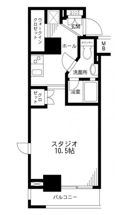 レジディア九段下　306号室　間取り