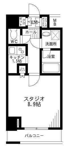 レジディア九段下　302号室　間取り
