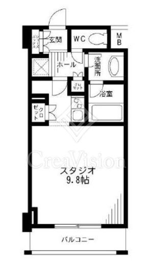 レジディア九段下　703号室　間取り
