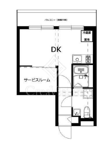 レジダンスイン三軒茶屋　208号室　間取り