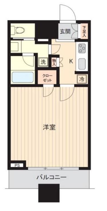 コンシェリア西新宿タワーズウエスト　1213号室　間取り