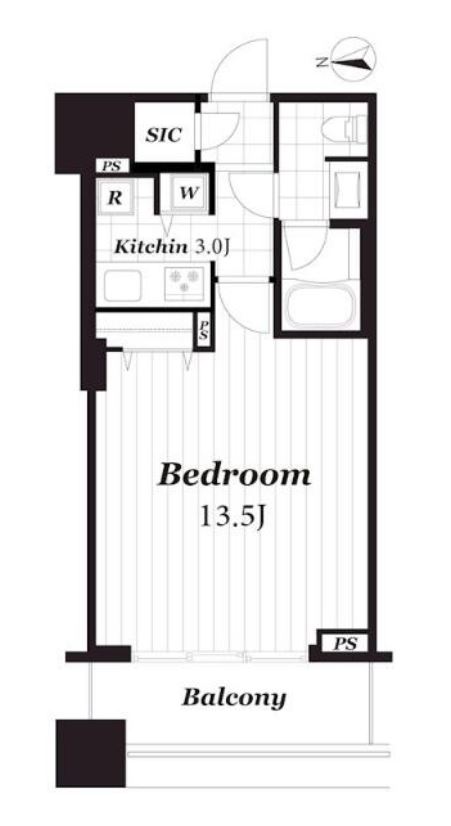 コンシェリア西新宿タワーズウエスト　11F号室　間取り