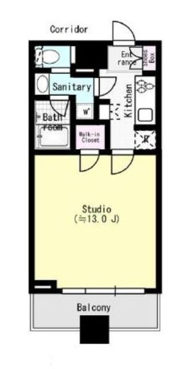 コンシェリア西新宿タワーズウエスト　1113号室　間取り