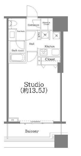 コンシェリア西新宿タワーズウエスト　1615号室　間取り
