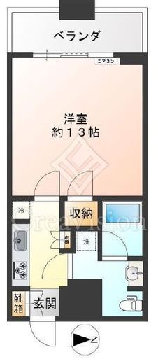コンシェリア西新宿タワーズウエスト　613号室　間取り