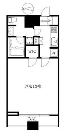 コンシェリア西新宿タワーズウエスト　803号室　間取り