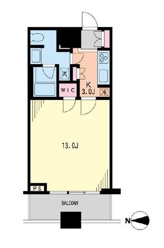 コンシェリア西新宿タワーズウエスト　913号室　間取り