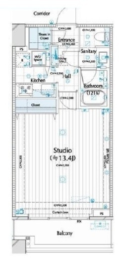 コンシェリア西新宿タワーズウエスト　914号室　間取り
