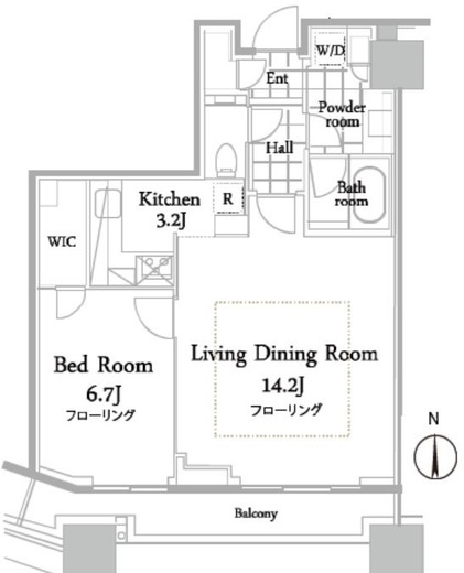 コンシェリア西新宿タワーズウエスト　920号室　間取り