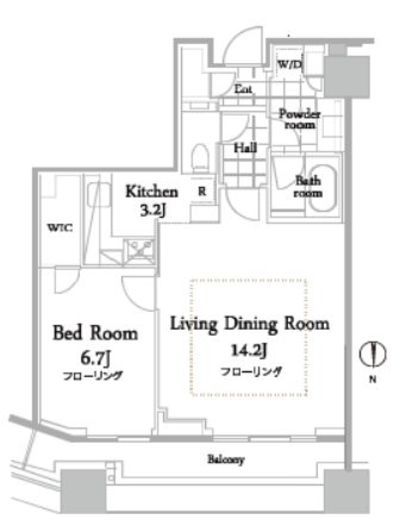 コンシェリア西新宿タワーズウエスト　2308号室　間取り