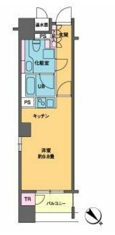 カスタリア銀座３　501号室　間取り