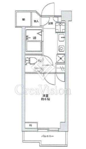 三越ゼームス坂マンション　134号室　間取り